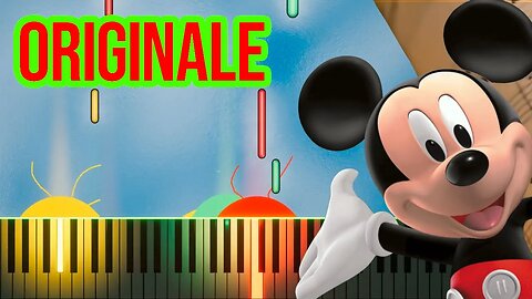 🎼 LA SIGLA DI TOPOLINO🐭 AL PIANO 🎹- PIANO TUTORIAL + SPARTITO GRATIS in descrizione