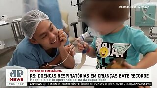 Rio Grande do Sul decreta emergência por aumento de casos de doenças respiratórias em crianças