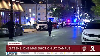 3 shot near UC's campus overnight