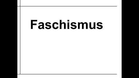 Faschismus