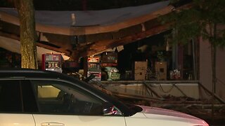 Pinball shop in North Olmsted collapses following Wednesday night's storm