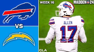 Bills vs. Chargers Simulation | Week 16 | Madden 24 PS5