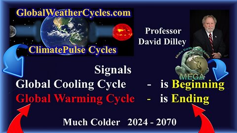 [With Subtitles] Signals - Global Cooling Cycle Beginning - Global Warming Ending - With Link to Article Professor David Dilley Warns WEF’s ‘Net Zero’ Will Destroy Climate by 2030 Below in Description