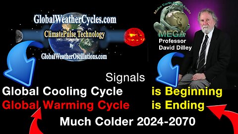 [With Subtitles] Signals - Global Cooling Cycle Beginning - Global Warming Ending - With Link to Article Professor David Dilley Warns WEF’s ‘Net Zero’ Will Destroy Climate by 2030 Below in Description