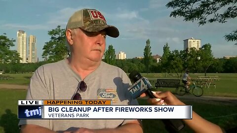 Meet Bruce, the guy who looks for lost stuff after Milwaukee's Veterans Park fireworks