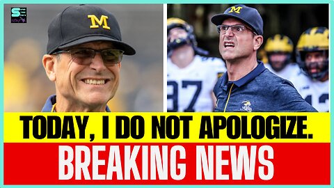 JIM HARBAUGH DENIES ANY WRONGDOING AMID MICHIGAN ALLEGATIONS #chargers #michiganfootball #nfl