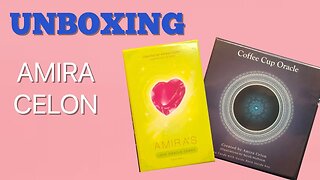 UNPACKING AMIRA CELON DECKS #unboxing #unpacking #amiracelon #oracle #tarot #oraclecards