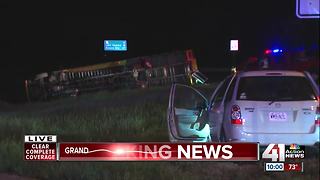 Suspected drunk driver hits Grandview school bus