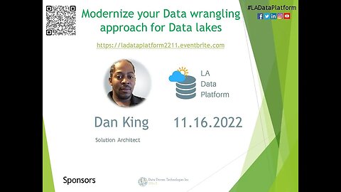 NOV 2022 - Modernize your Data wrangling approach for Datalakes by Dan King (@SQLSWAGG)