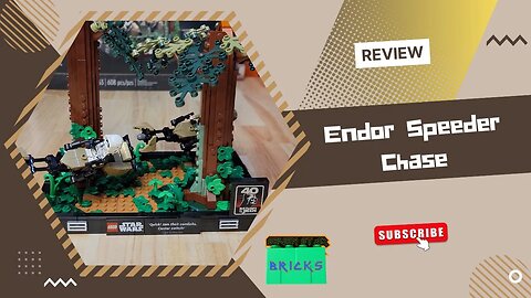 Lego Star Wars Endor Speeder Chase REVIEW! Set 75353 - 608 pcs