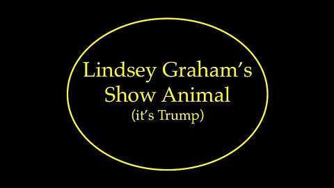 Lindsey Graham's Show Animal
