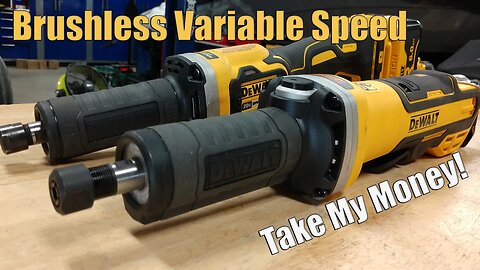 New DEWALT Corded Brushless Variable Speed Paddle Switch 2" Die Grinder Review DWE4997NVS