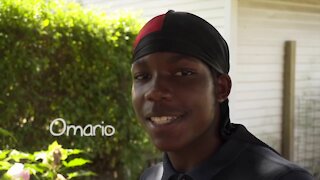 15-year-old Omario – a BMX biker, outdoor enthusiast and dog lover – hopes to be adopted soon
