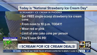 Get FREE ice cream on Tuesday!