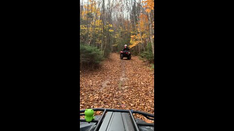 ATV trail on PEI 2021 fall