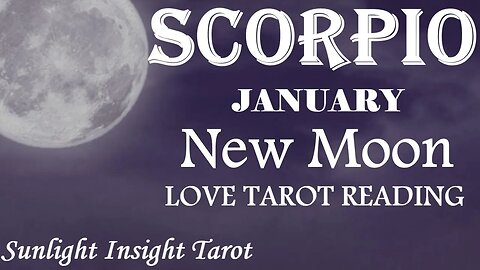 SCORPIO Tarot - An Undeniable New Connection Turns Your Heart Light On Again!💖January 2023