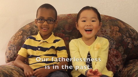 Little kids deliver special Father's Day message