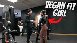 Asking Vegan Fit Girl If I Can Work In!