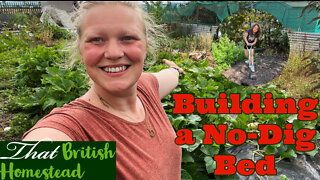 Making a no dig bed from scratch: Allotment Garden