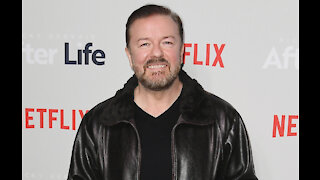 Ricky Gervais 'only works for eight minutes a day'