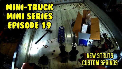 Mini Truck (SE01 EP19) struts CV axle boots Custom springs HiJet Comedy series