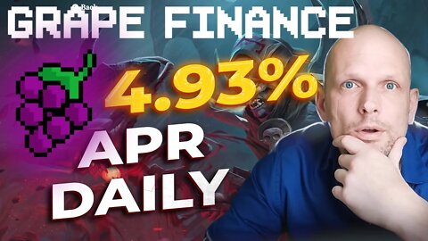 GRAPE FINANCE DEFI ON AVAX CRYPTO PROJECT REVIEW 4.93% APR!?!