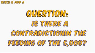 Is there a contradiction in the feeding of the 5000?