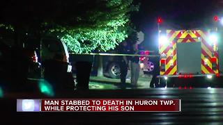 Father killed in Huron Township