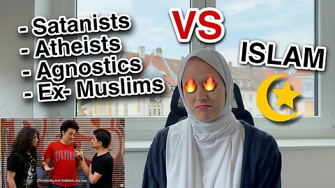 1 Muslim VS 5 (Satanist, Atheist, Agnostic, Ex-Muslim)! - Irrefutable Proof Of God!