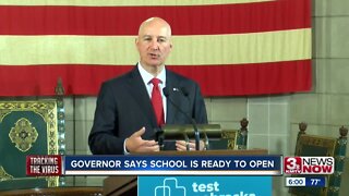Gov. Ricketts says schools ready to reopen