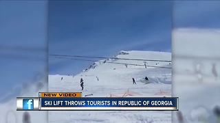 Shocking video shows ski lift violently throwing people off at high speeds