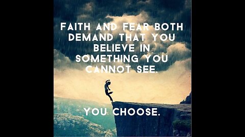 Stop Choosing Fear