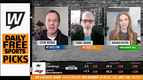 Free Sports Picks | WagerTalk Today | Cowboys vs Buccaneers Picks & Props | NBA & CBB Picks | Jan 16