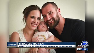 Colorado baby given 1 percent chance of survival beats the odds