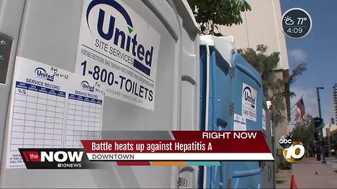 Battle heats up against Hepatitis A outbreak in San Diego