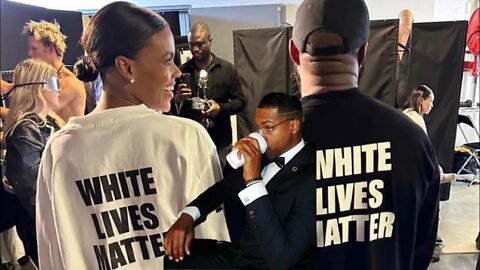 White Lives Matter shirt Kanye West & Candace Owens -Sure, but that isn’t the point lol. #RizzaIslam