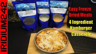 Easy Prepper Cooking - 4 Ingredient Hamburger Casserole