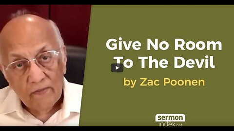 Give No Room To The Devil by Zac Poonen