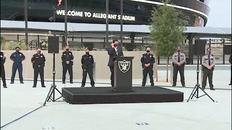 WATCH REPLAY: Flag raising ceremony at Allegiant Stadium to honors lives lost in 9/11