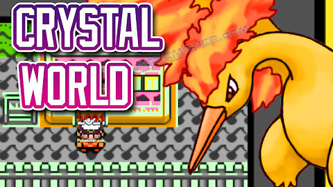 Pokemon Crystal World - Old GBC Hack ROM but it has new map, you can collect badges Johto to Kanto!