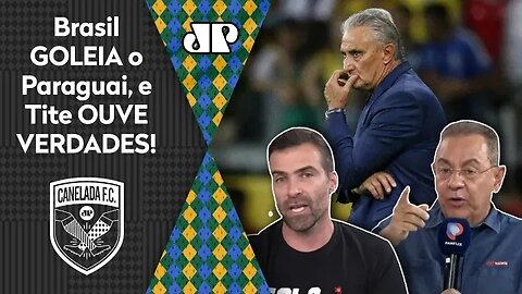 "Esse 4 a 0 da Seleção PROVOU que o Tite..." Brasil GOLEIA o Paraguai e é ELOGIADO!