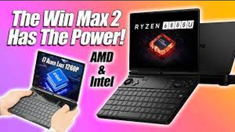 All in one handheld gaming book GPD WIN MAX 2