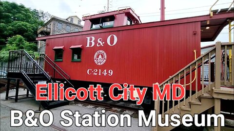 Ellicott City MD B&O museum and HO scale layout