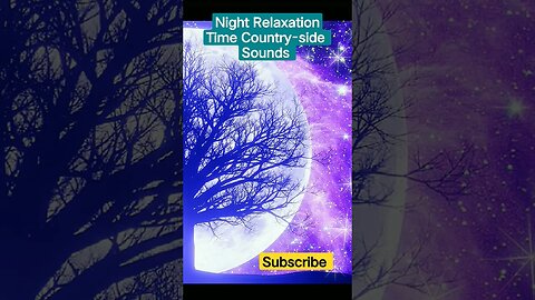 Get cozy and fall asleep to the soothing sounds of the countryside at night 🌙🌳 ASMR
