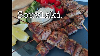 Greek Souvlaki Kebabs/How to Make Greek Souvlaki