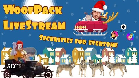 WoofPack Crypto Christmas Live Stream
