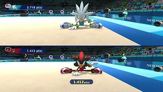 Mario and Sonic Olympic games Showdown dad vs son