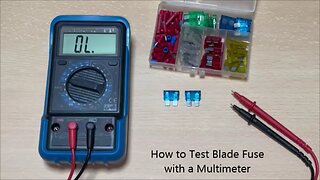 How to Test A Blade Fuse with a Multimeter