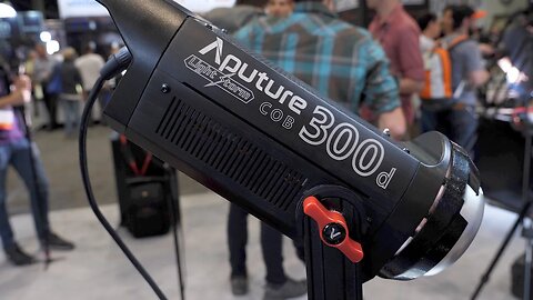 Aputure COB300d First Look at NAB 2017