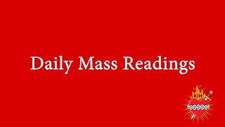 9-20-23 | Daily Mass Readings | Memorial of Saints Andrew Kim Tae-gŏn and Companions, Martyrs